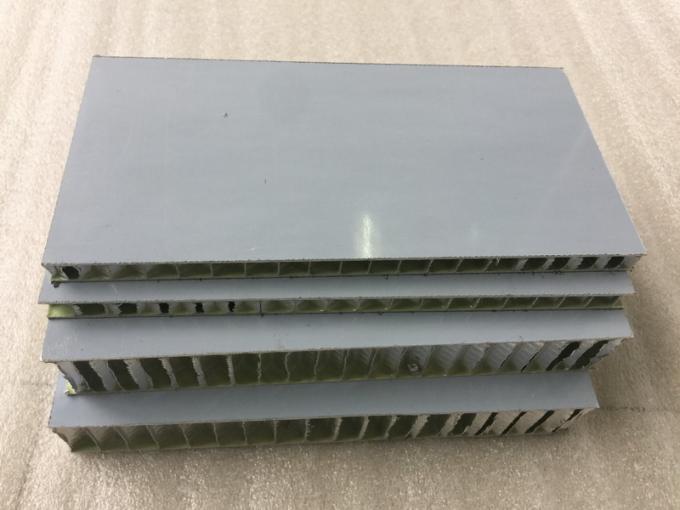 백색 PVDF/FEVE 페인트 알루미늄 벌집 합성 패널 방음 
